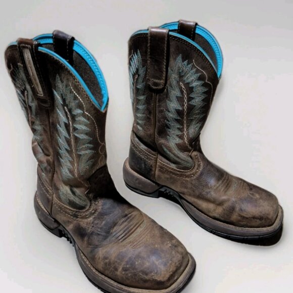 Shyanne Drifting Comp Toe Work Boots Brown Women's Size 9 B Style: BSWCOSOW116 - Picture 1 of 13